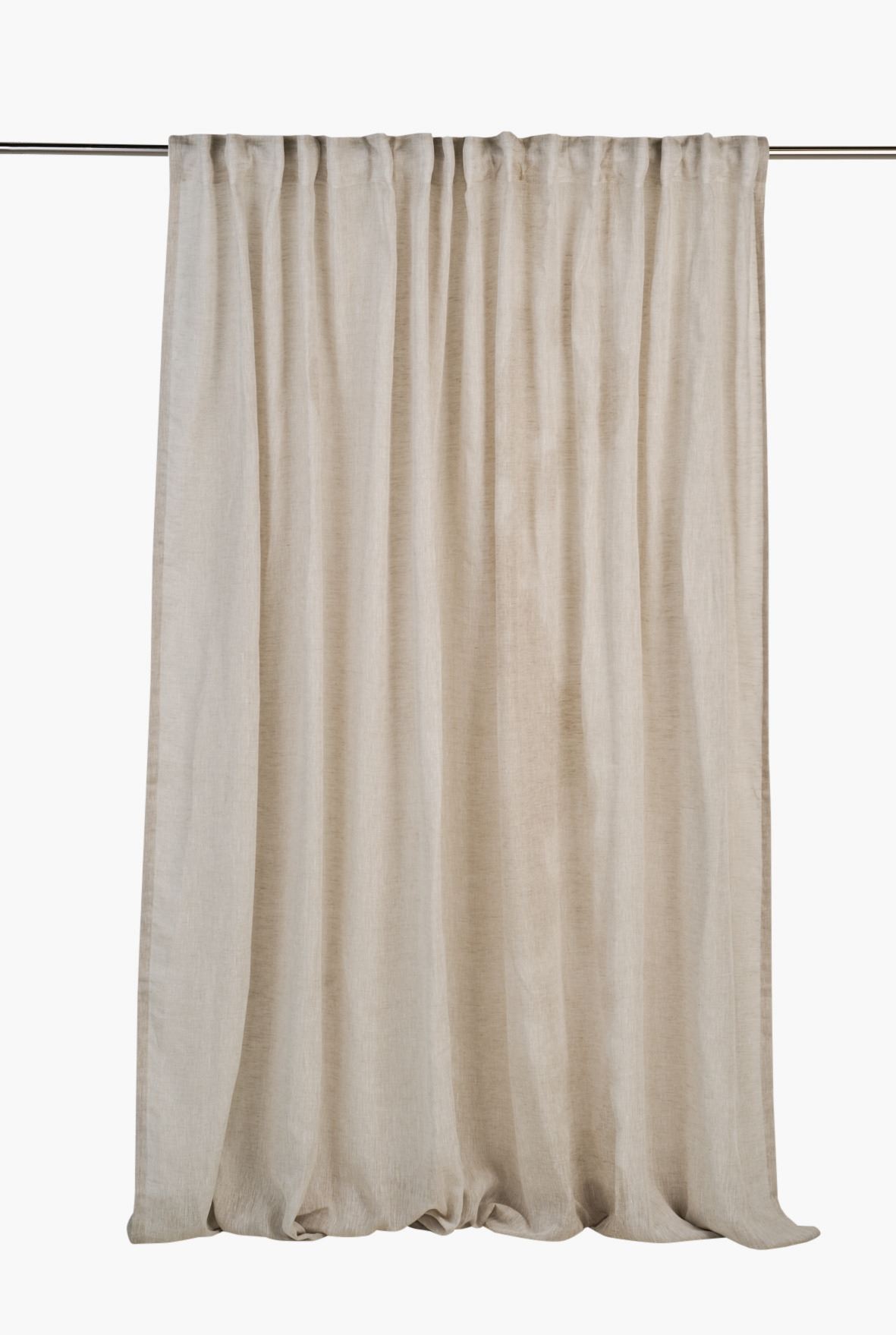 Extra bred linnegardin natur - 240x300 cm natur - 1