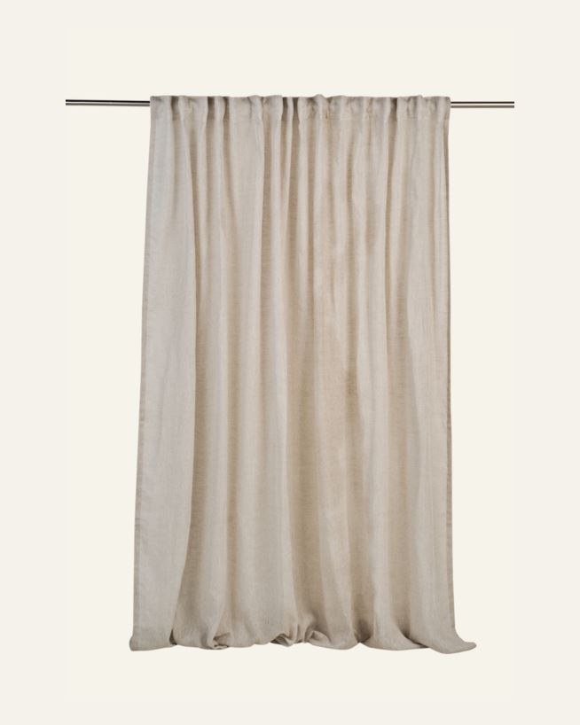 Extra bred linnegardin natur - 240x300 cm natur - 1
