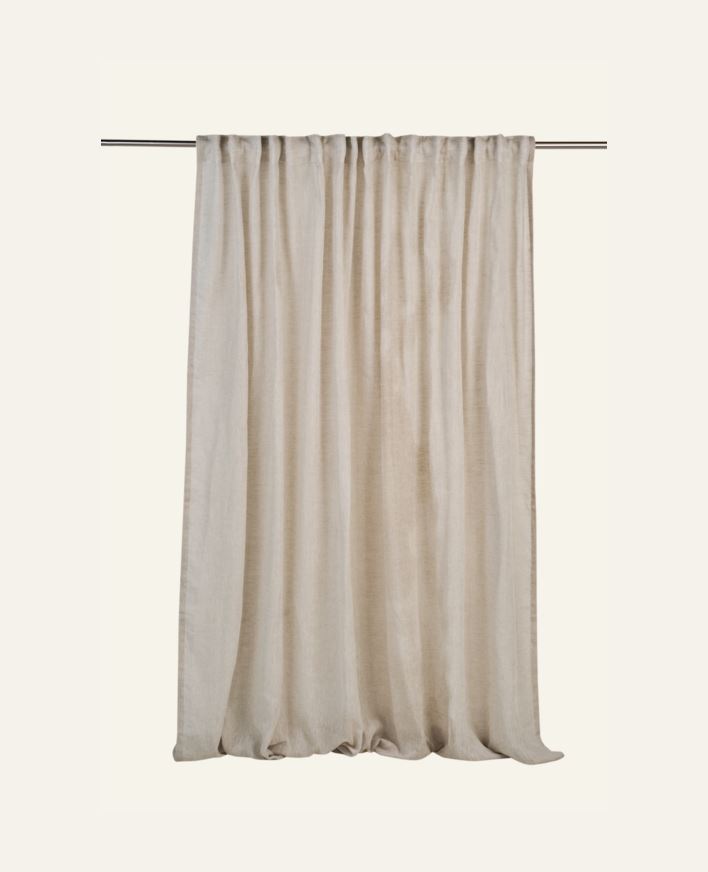 Extra bred linnegardin natur - 240x300 cm natur - 1