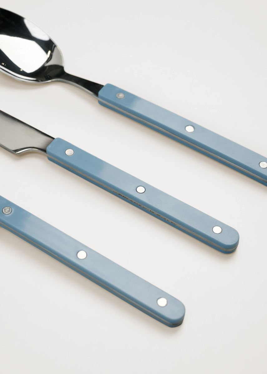 Bestick i 3 delar blå - 3