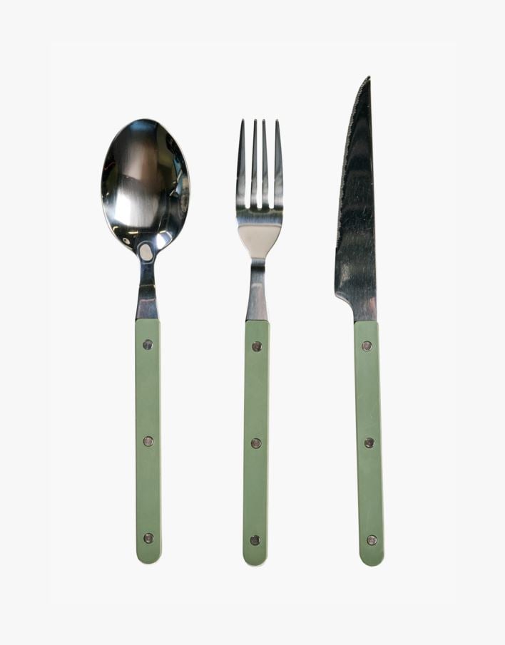 Bestick i 3 delar ljusgrön - 3 stk ljusgrön - 1