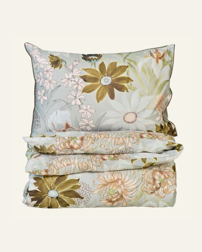Påslakanset i satin multi - 150x210 cm/50x60 cm multi - 1