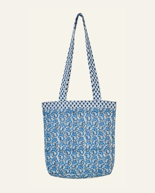 Totebag blå - 30x30 cm blå - 1