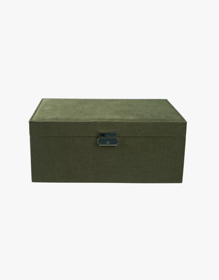 Smyckeskrin olivgrön - 20x28 cm olivgrön - 1