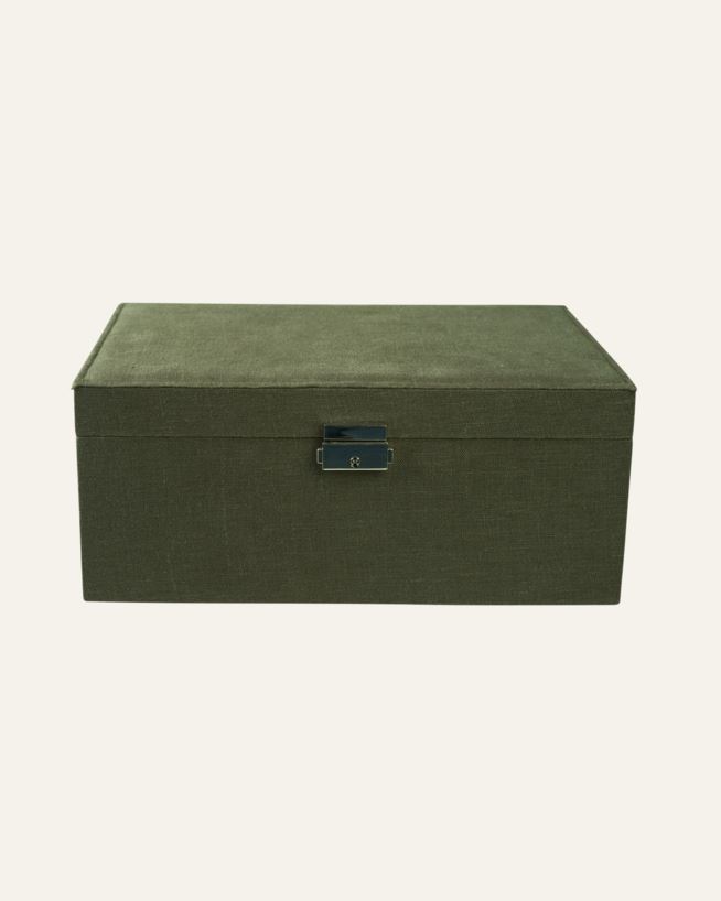 Smyckeskrin olivgrön - 20x28 cm olivgrön - 1