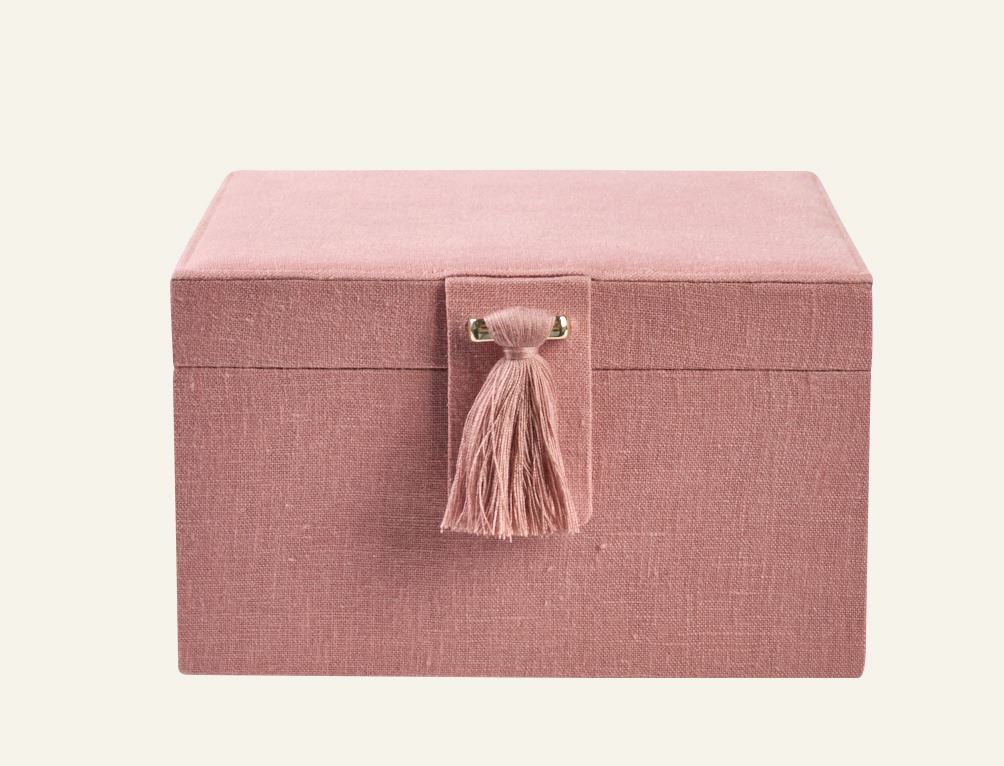 Smyckeskrin gammelrosa - 20x20 cm gammelrosa - 1