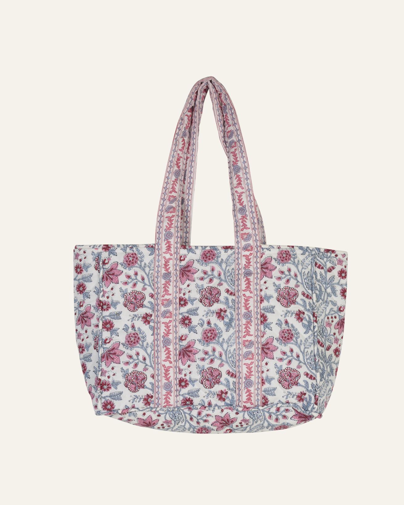 Amilia Flowery liten tygväska multi/röd - Hemtex
