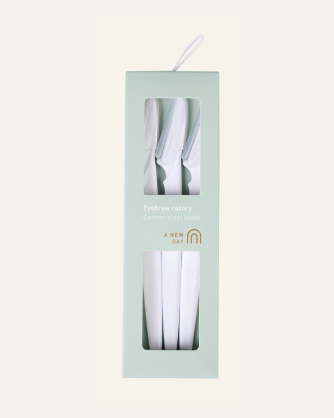 Ögonbrynsrakhyvel vit - 1,5x15x0,5 cm vit - 1