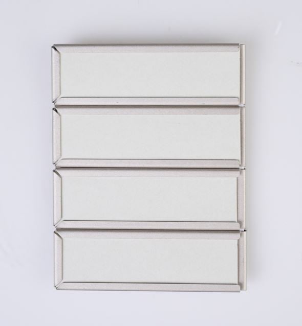 Label holder horizontal stål - 2