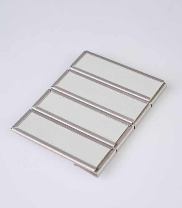 Label holder horizontal stål - 3