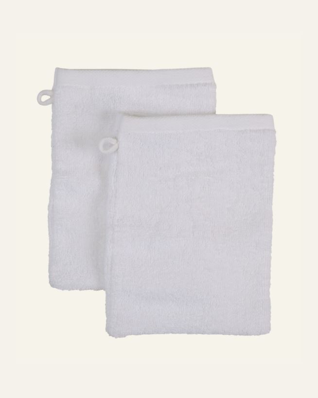 Tvättlapp 2 st vit - 16x21 cm vit - 1