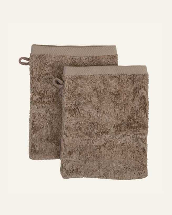 Tvättlapp 2 st beige - 16x21 cm beige - 1