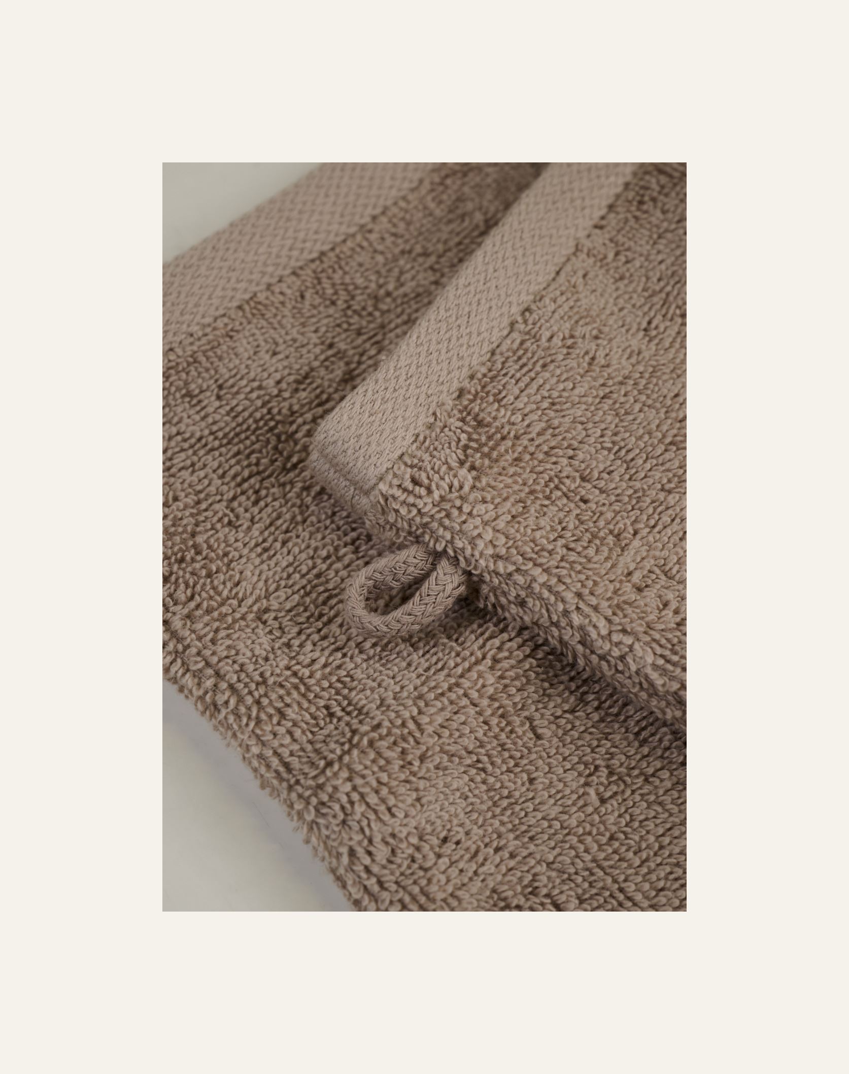 Tvättlapp 2 st beige - 2