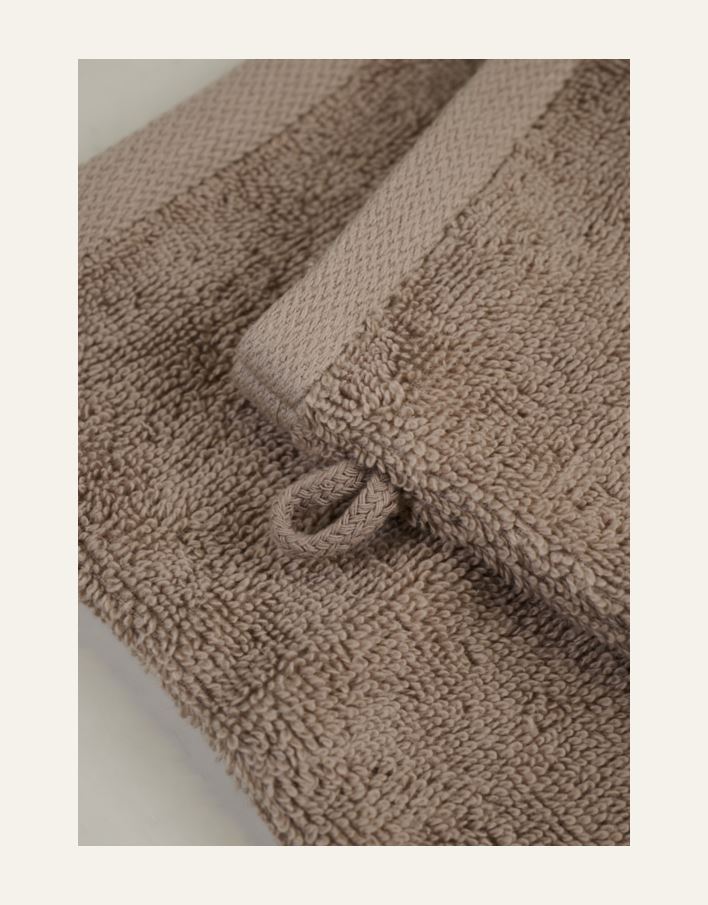 Tvättlapp 2 st beige - 2