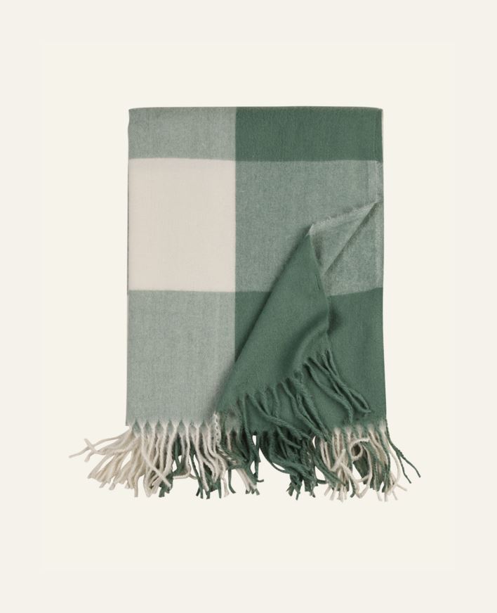 Pläd grön - 130x170 cm grön - 1