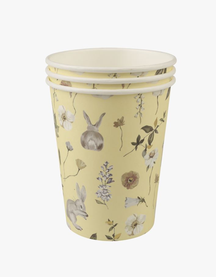 Pappersbägare, 8-pack multi/gul - 250 ml multi/gul - 1