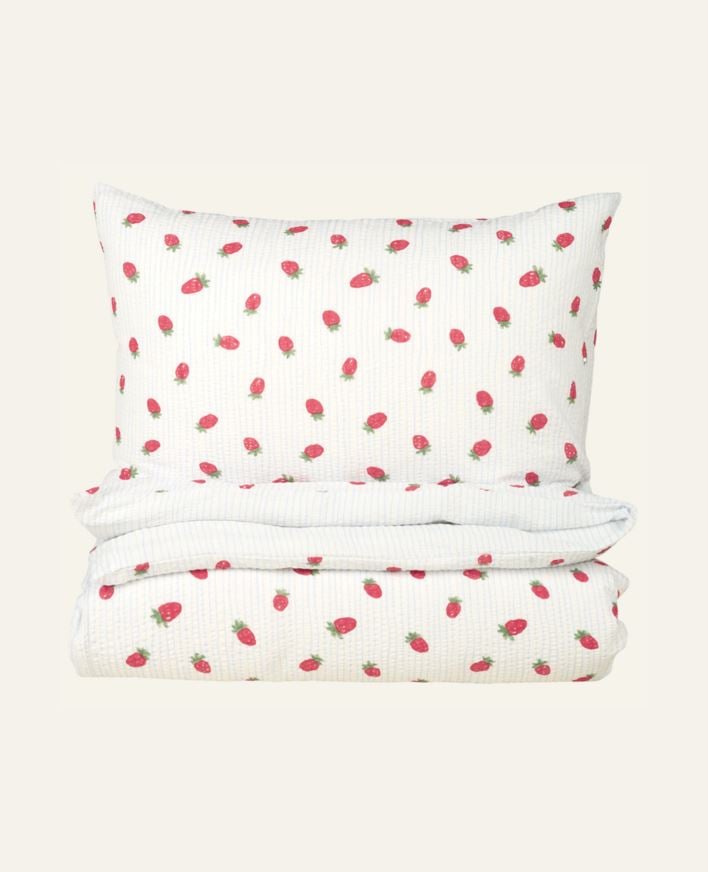 Påslakanset i bäckebölja ljusblå - 150x210 cm ljusblå - 1