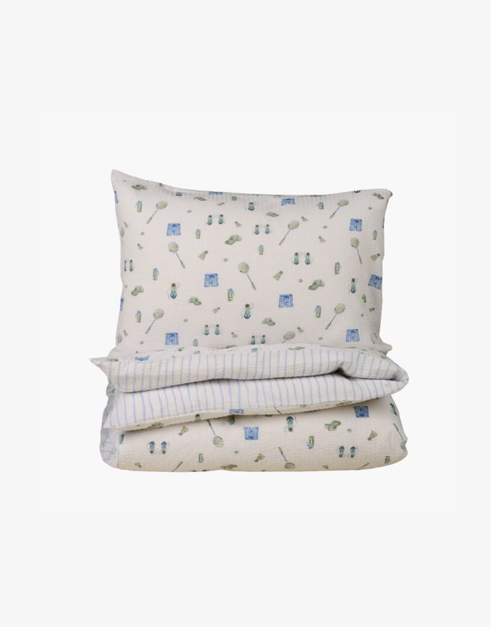 Påslakanset multi/grön - 230x220 cm multi/grön - 1