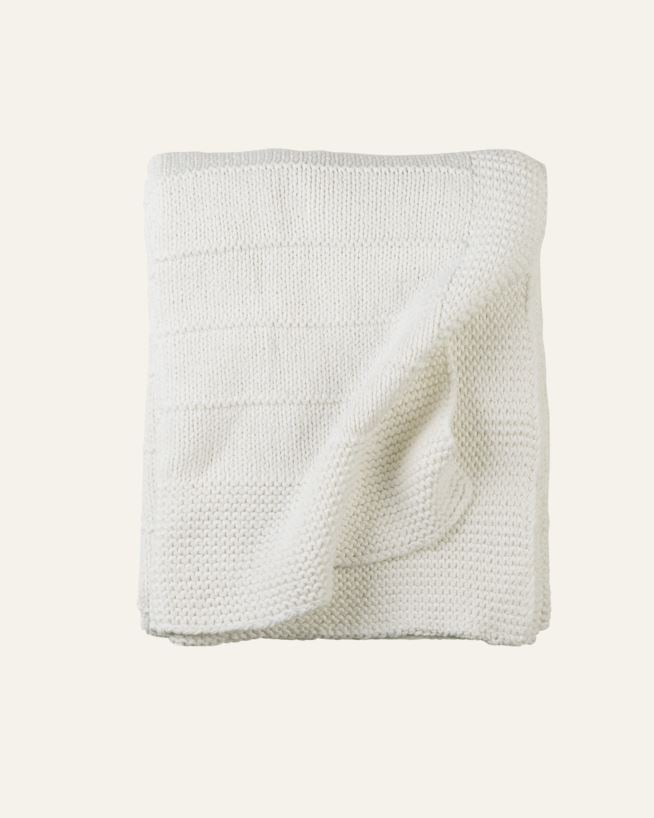 Pläd vit - 130x170 cm vit - 1