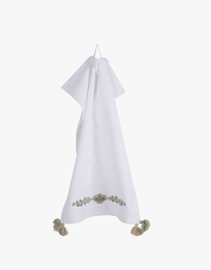 Handduk multi/grön - 40x60 cm multi/grön - 1