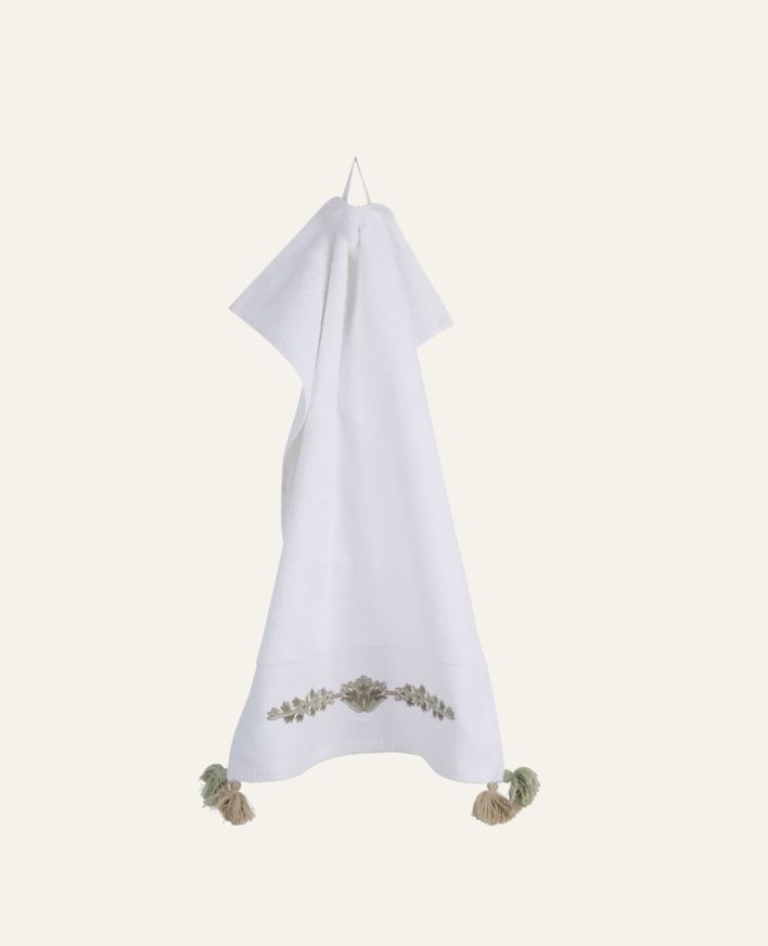 Handduk multi/grön - 40x60 cm multi/grön - 1