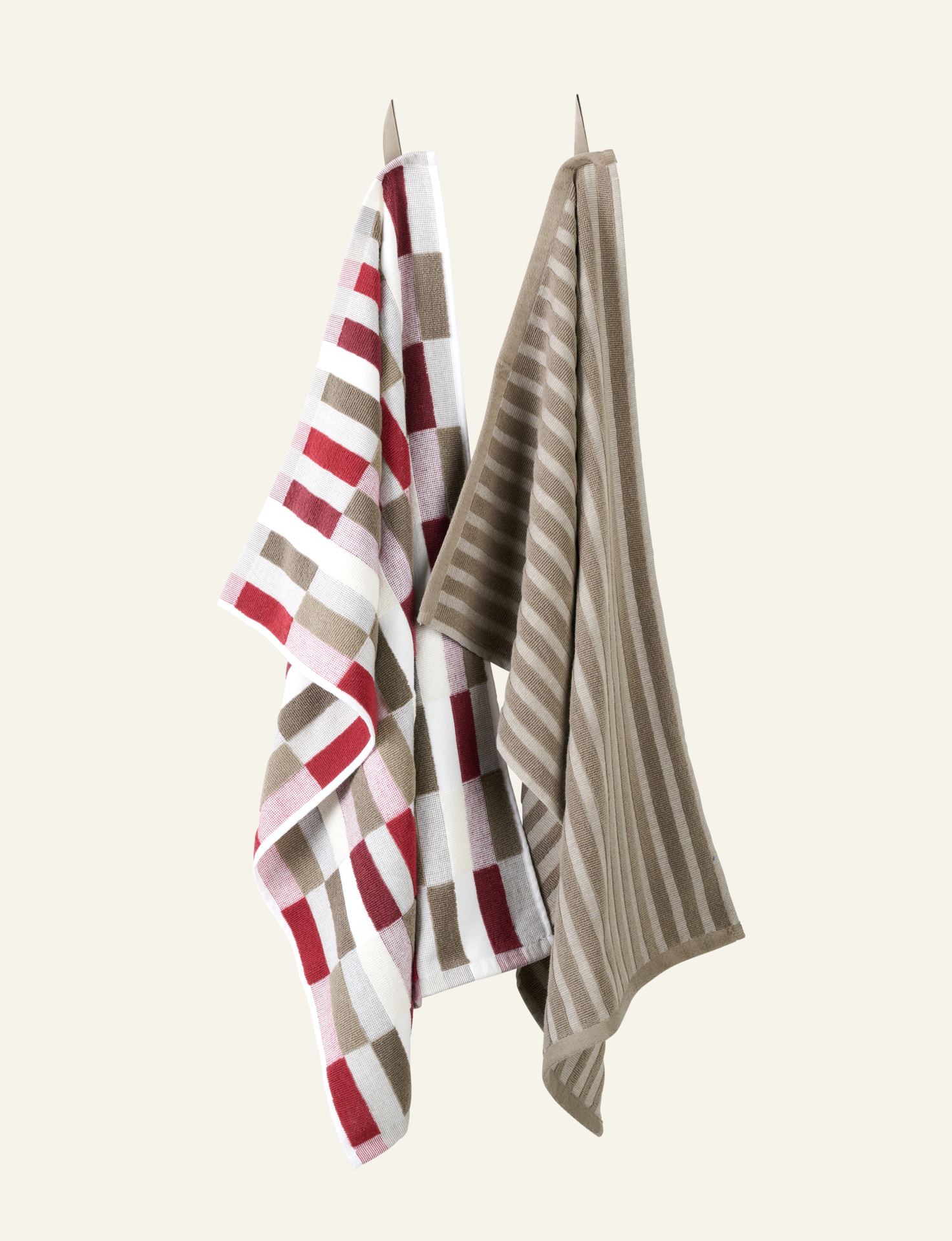 Kökshandduk röd - 45x70 cm röd - 1