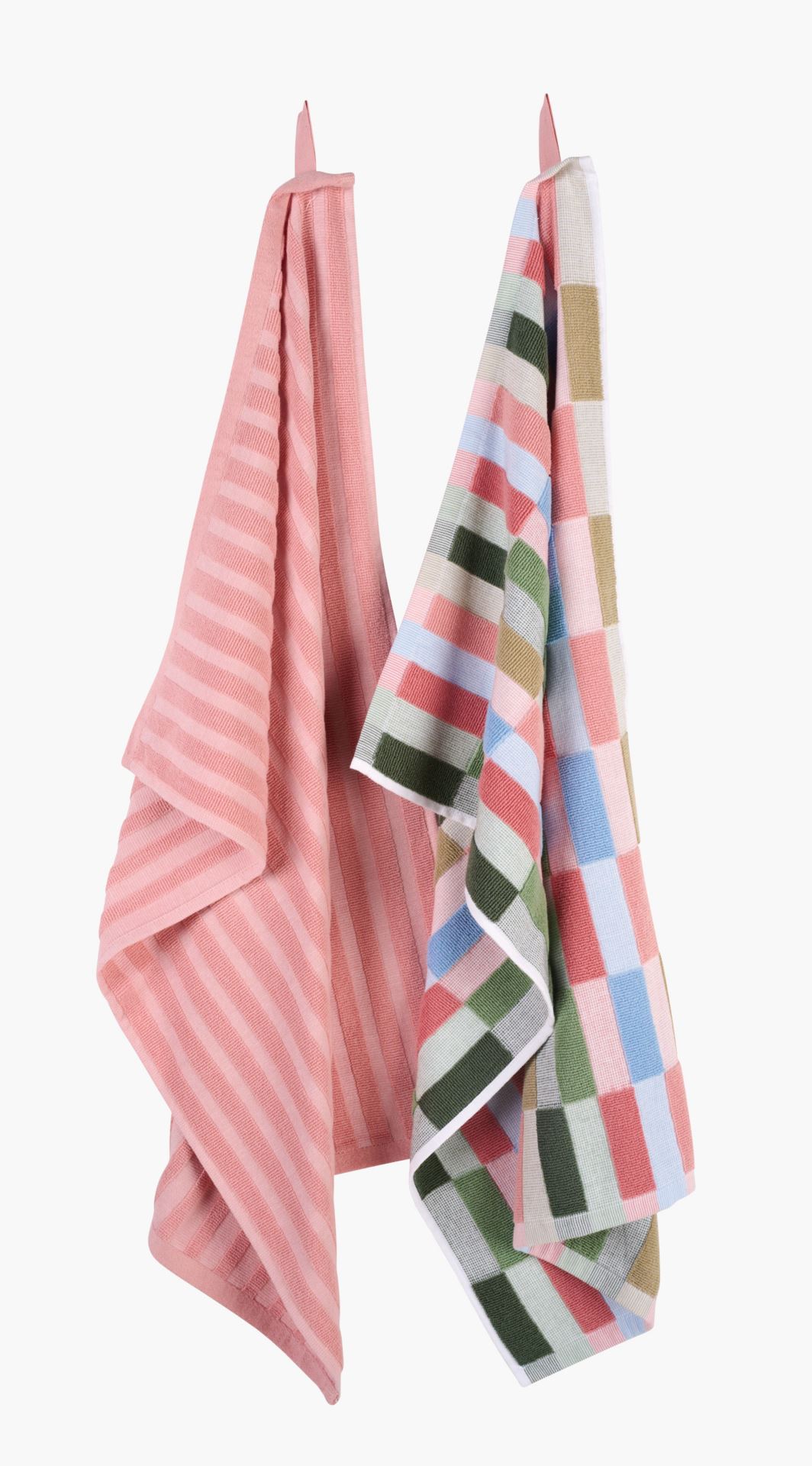 Kökshandduk rosa - 45x70 cm rosa - 1