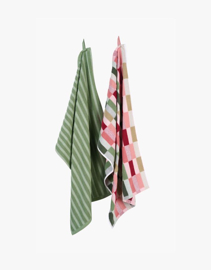 Kökshandduk mörkgrön - 45x70 cm mörkgrön - 1