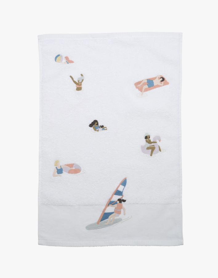 Handduk  vit - 40x60 cm vit - 1