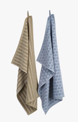 Elvira kökshandduk blå