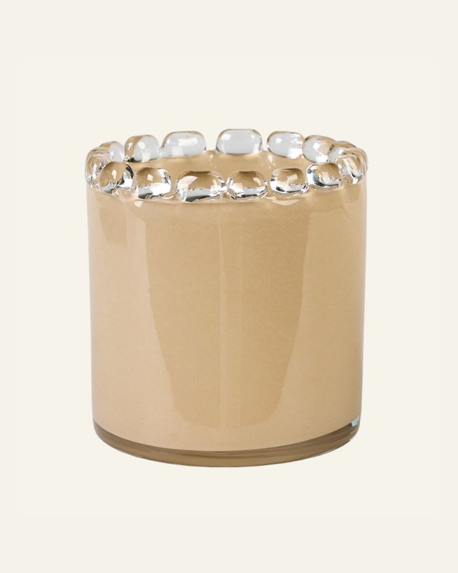 Värmeljushållare taupe - 10,5x10,5x10,5 cm taupe - 1