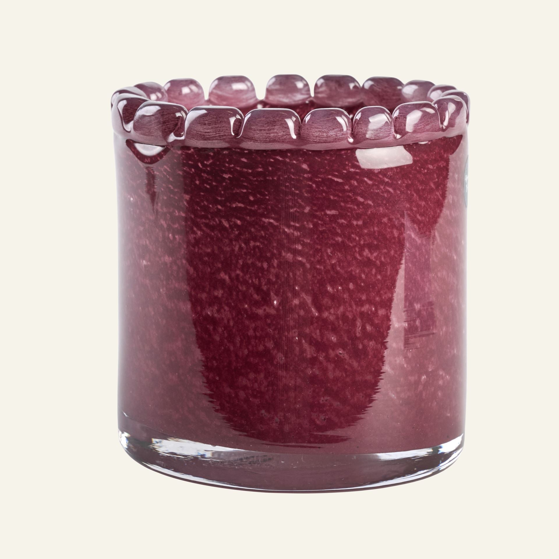 Värmeljushållare burgundy - 10,5x10,5x10,5 cm burgundy - 1