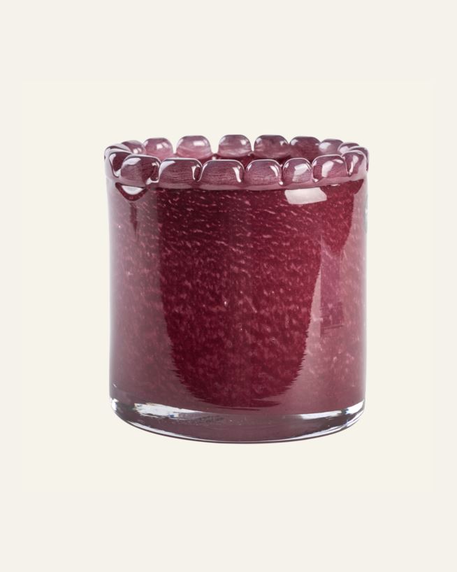 Värmeljushållare burgundy - 10,5x10,5x10,5 cm burgundy - 1