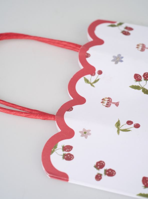 Presentpåse 3st multi/röd - 2