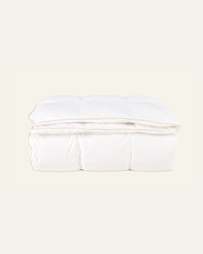 Medelvarmt duntäcke vit - 230x220 cm vit - 1