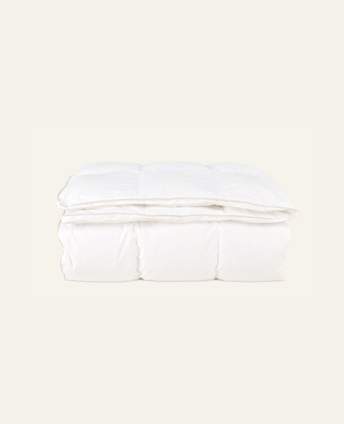 Medelvarmt duntäcke vit - 230x220 cm vit - 1