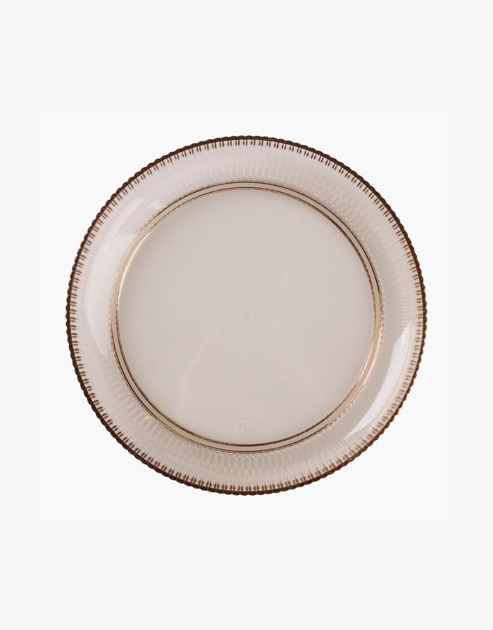 Tallrik brun - ø25 cm brun - 1