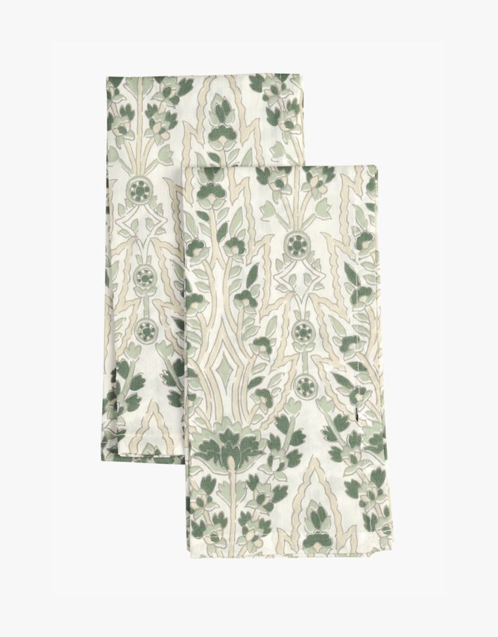 2-pack tygservetter grön - 45x45 cm grön - 1