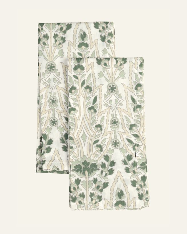 2-pack tygservetter grön - 45x45 cm grön - 1