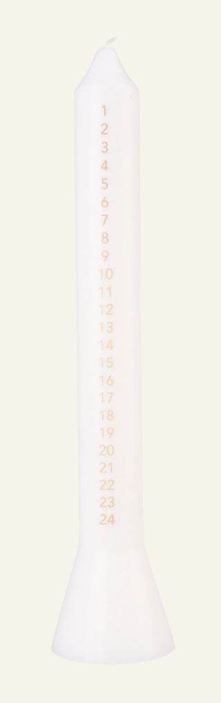 Adventslys kronljus vit