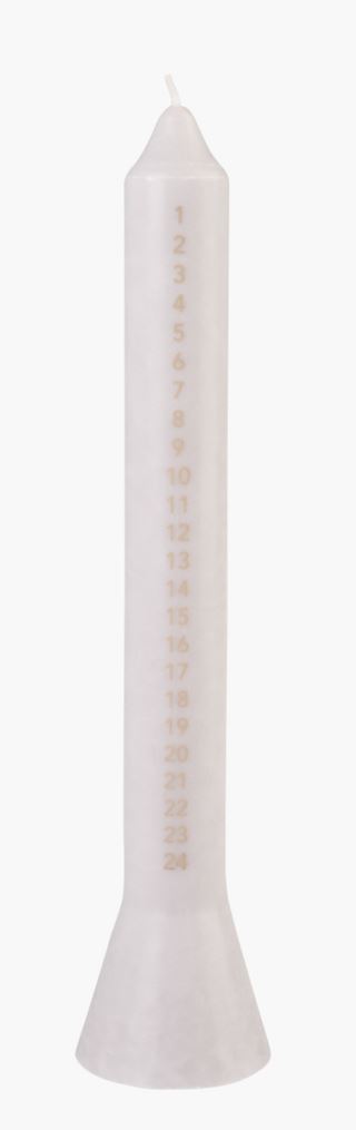 Adventslys kronljus grå