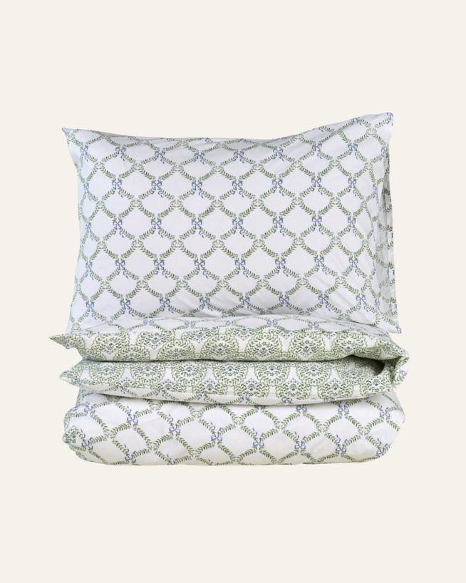 Påslakanset multi/grön - 230x220 cm/50x60 cm multi/grön - 1