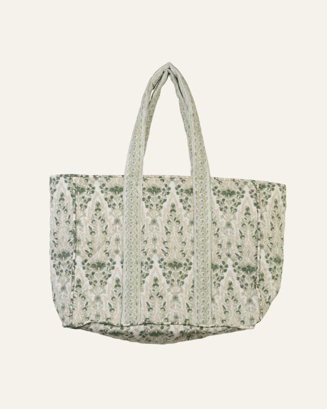 Totebag multi/grön - 38x48 cm multi/grön - 1