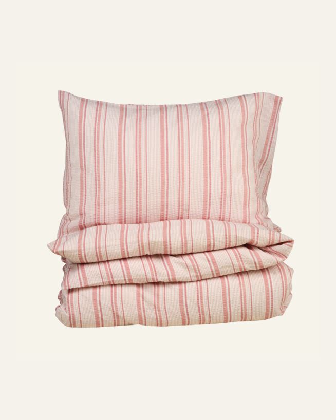 Påslakanset i bäckebölja rosa - 150x210 cm/50x60 cm rosa - 1