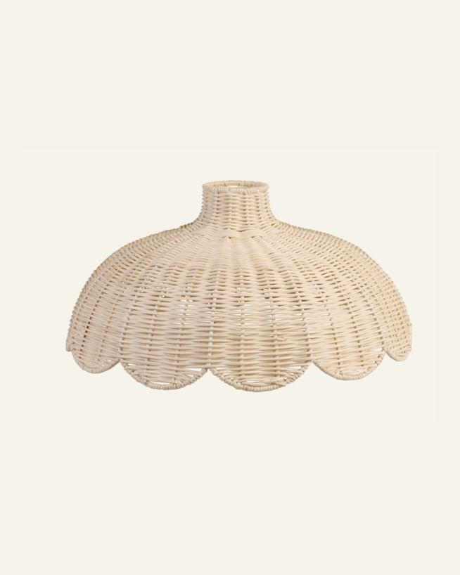 Lampskärm ljus natur - 40x40x18 cm ljus natur - 1