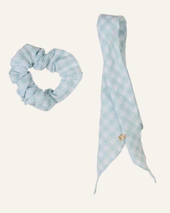 Hårsnodd turkos - 2