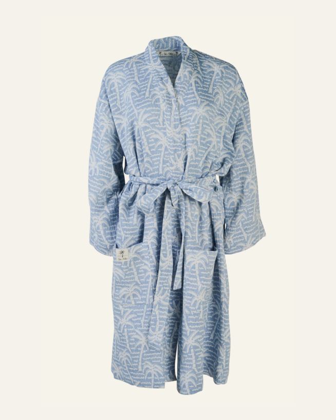 Kimono blå - 75x105 cm blå - 1