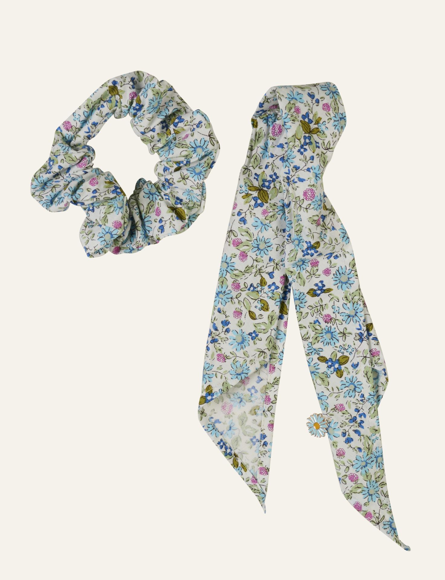 Hårsnodd multi/blå - 2