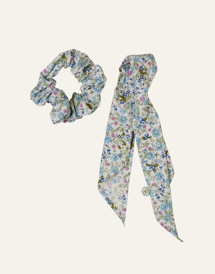 Hårsnodd multi/blå - 2