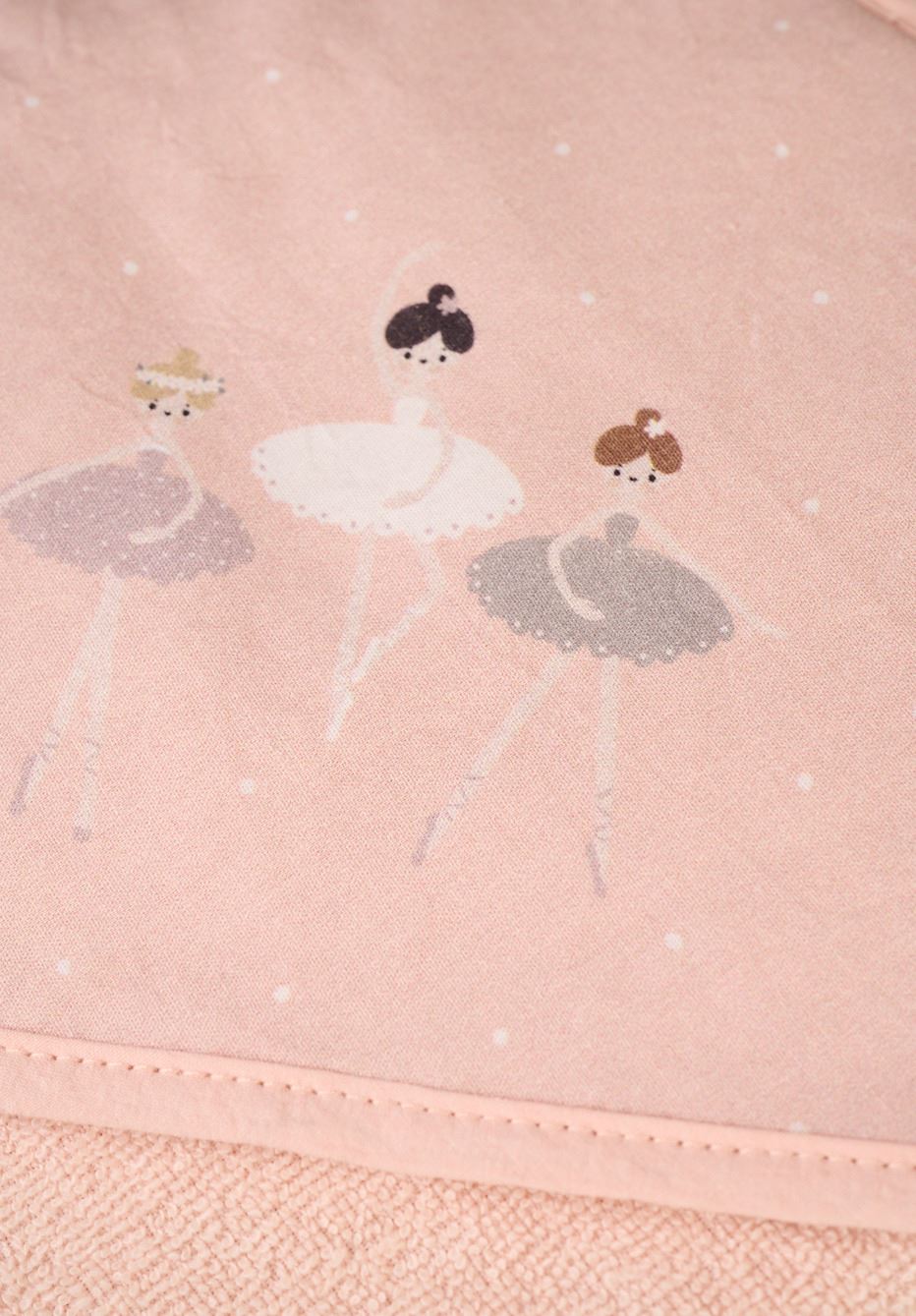 Badhandduk med huva rosa - 2